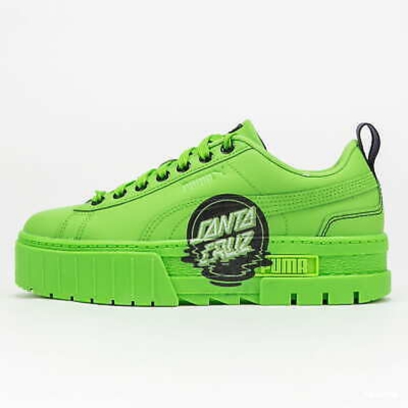 Puma Shoes - NWT Puma Mayze Santa Cruz Women Lifestyle Shoes Sneakers green
